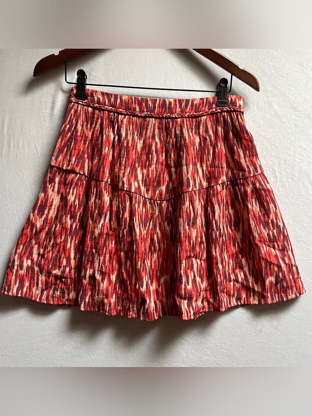 NWT Grace and Mila Viscose Tiered Mini Skirt Size S